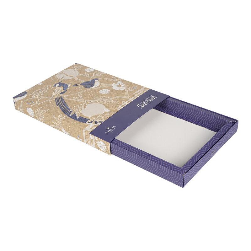 带鸟花图案的定制抽屉邮寄盒